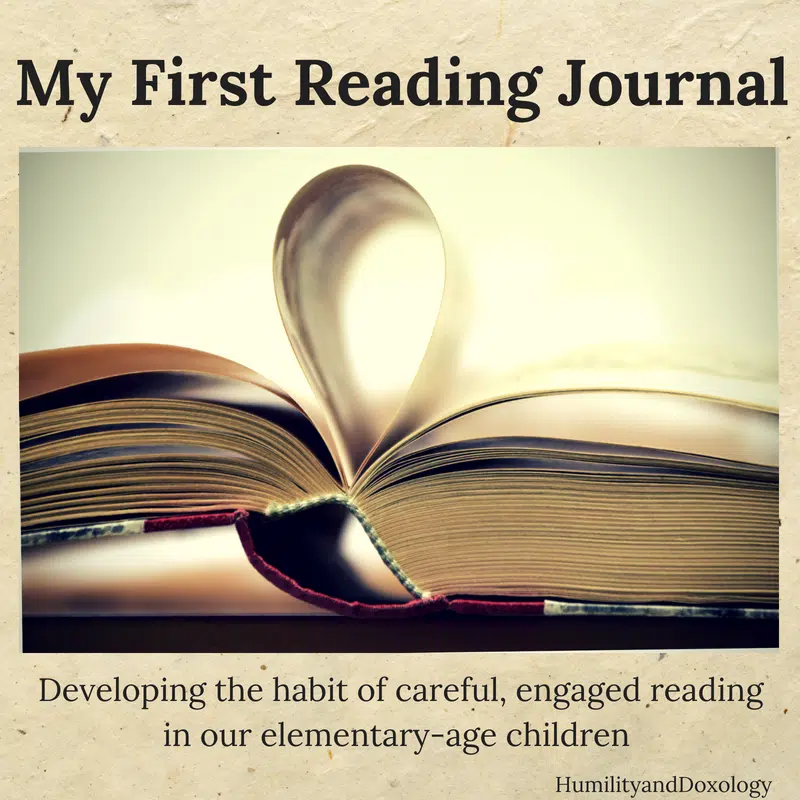 Reading Journal Elementary children free printable