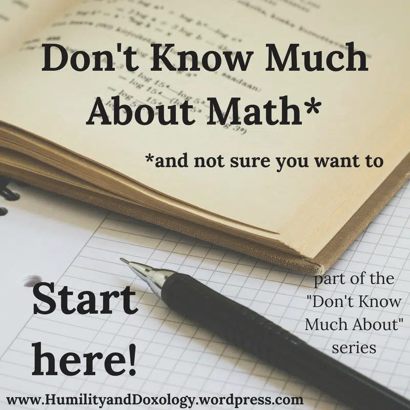 Learning More About Math Life Long Learning Don't Know Much Series