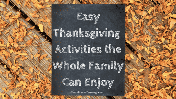 Easy Thanksgiving Projects