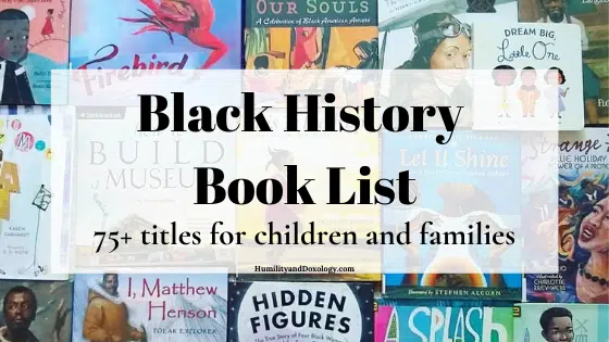 Black history homeschool picture books