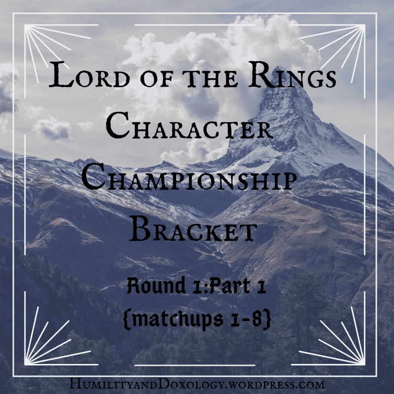 Lord of the Rings Character Bracket