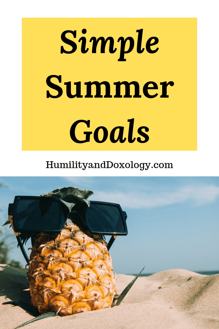 Simple Summer Goals