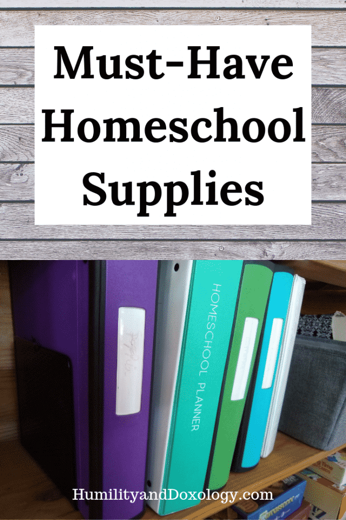 Must Have Homeschool Supplies