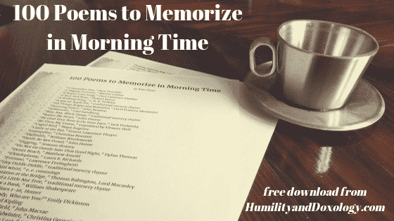 100 best poems for memory work
