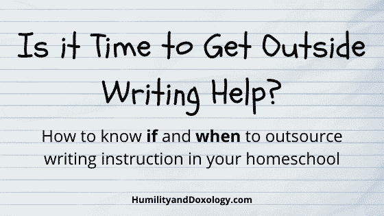 Outsourcing Homeschool Writing