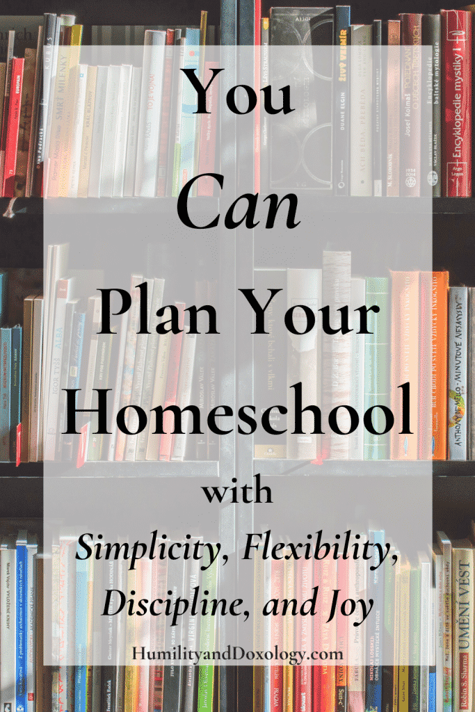 Easy Homeschool Plan