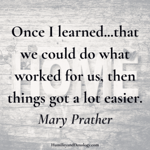 Mary Prather homeschool interview