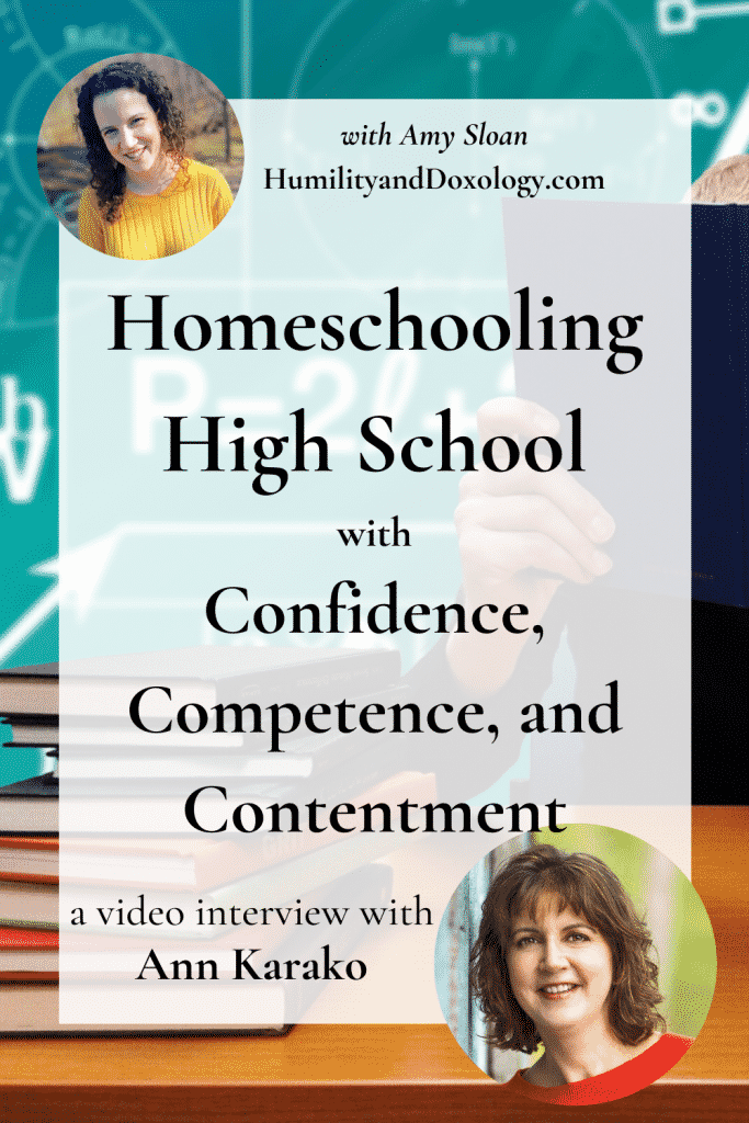 homeschooling high school Ann Karako interview