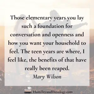homeschool book club Mary Wilson