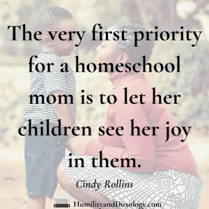 Cindy Rollins interview
joyful homeschool mom