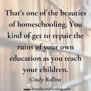 Cindy Rollins interview
repairing the ruins of our education
homeschooling