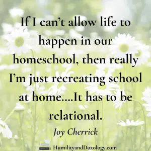 Joy Cherrick Nature Study Hacking homeschool interview