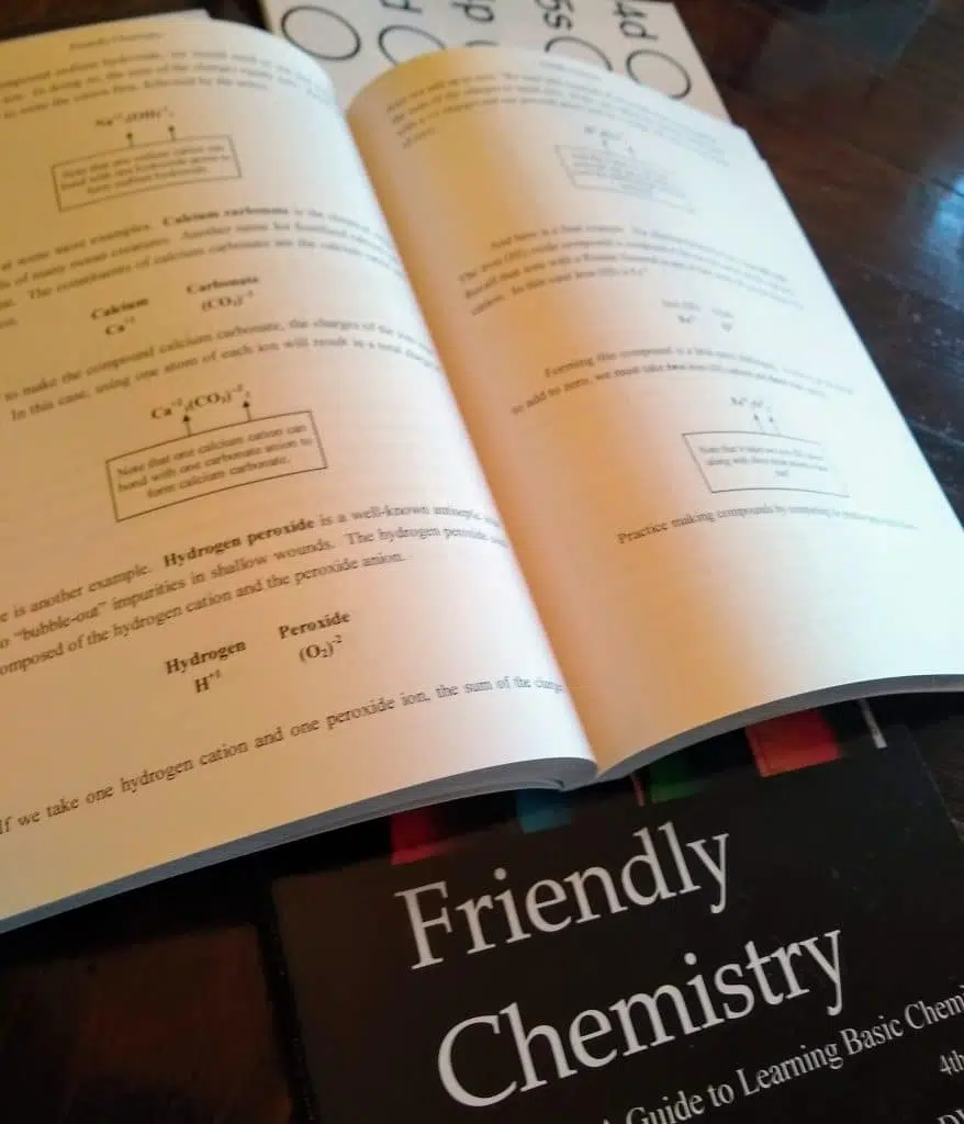 Friendly Sciences high school homeschool curriculum review Friendly Chemistry