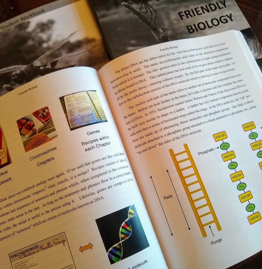 Friendly Sciences high school homeschool curriculum review Friendly Biology