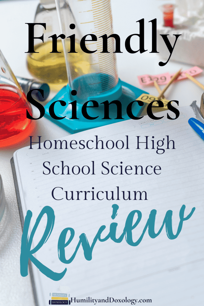 Friendly Sciences high school homeschool curriculum review