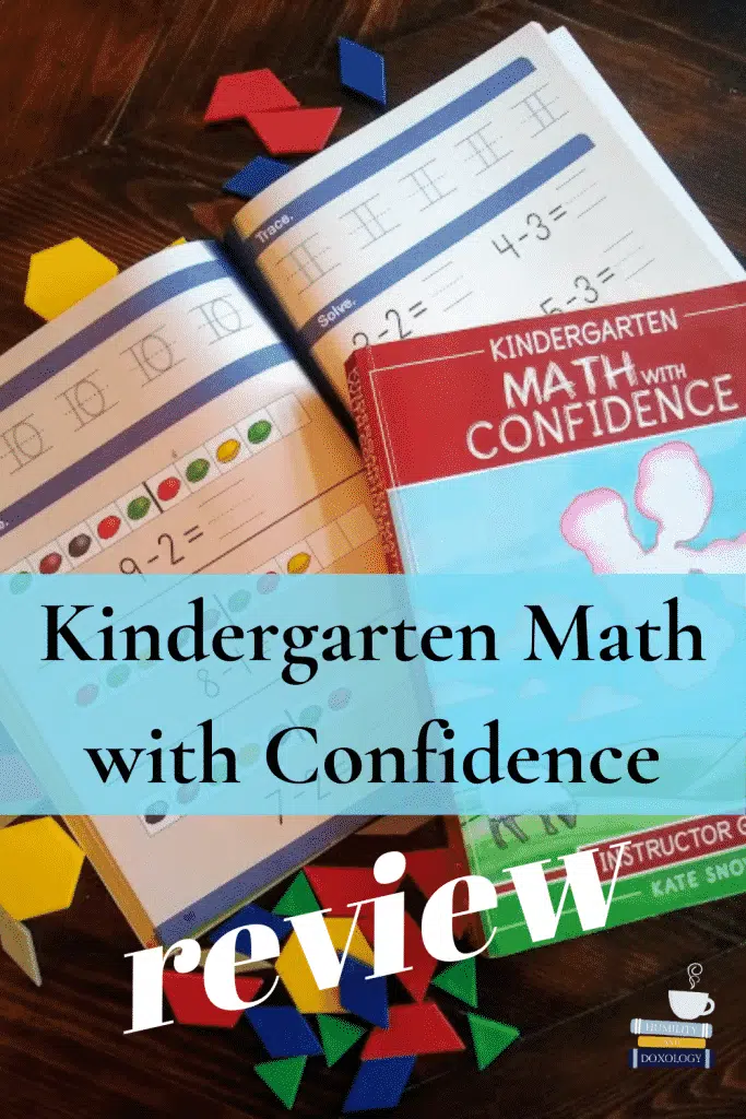 Kindergarten Math with Confidence by Kate Snow homeschool curriculum review