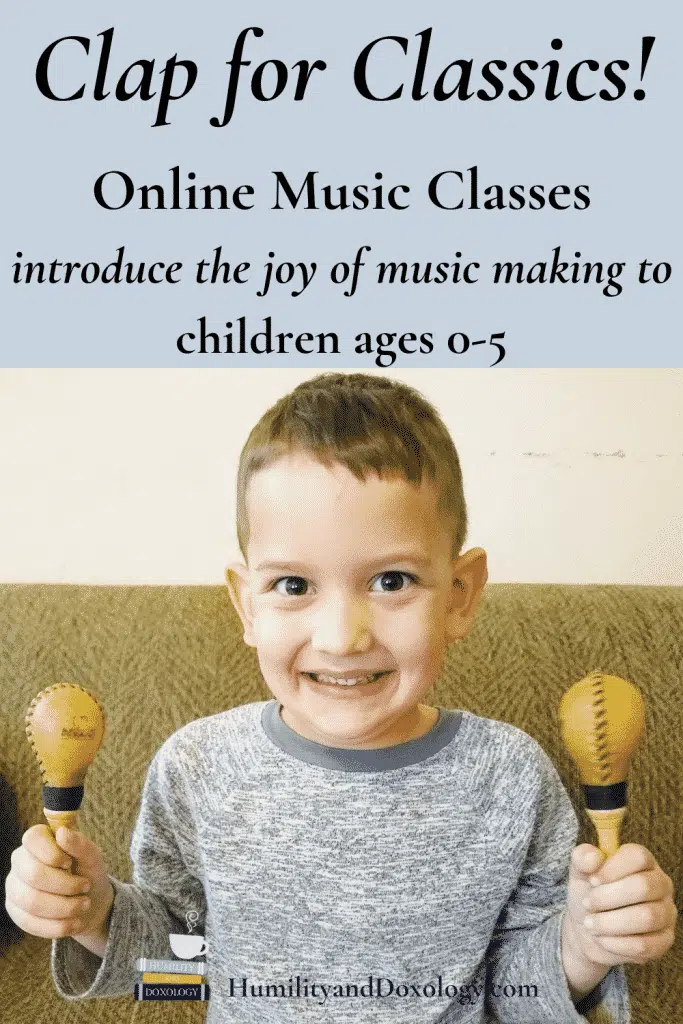 Clap for Classics! online music appreciation class ages 0-5 baby toddler preschool kindergarten introduction to classical music early childhood education