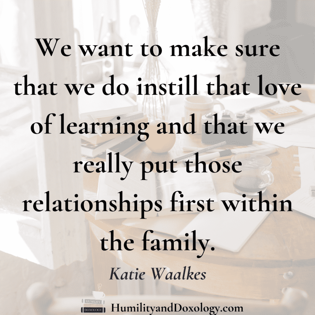 Life in the Mundane, Katie Waalkes, homeschool encouragement and tips, homeschool conversations podcast interview