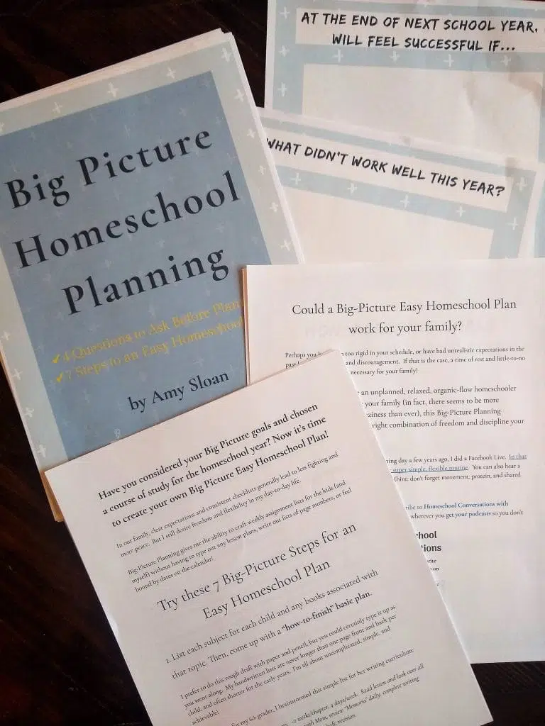 free homeschool planning guide ebook