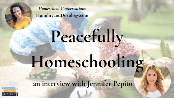 Jennifer Pepito Peacefully Homeschooling podcast interview Peaceful Press
