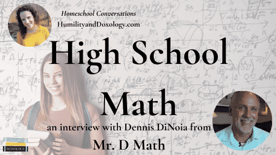 Mr. D Math Dennis DiNoia Homeschool High School online math courses