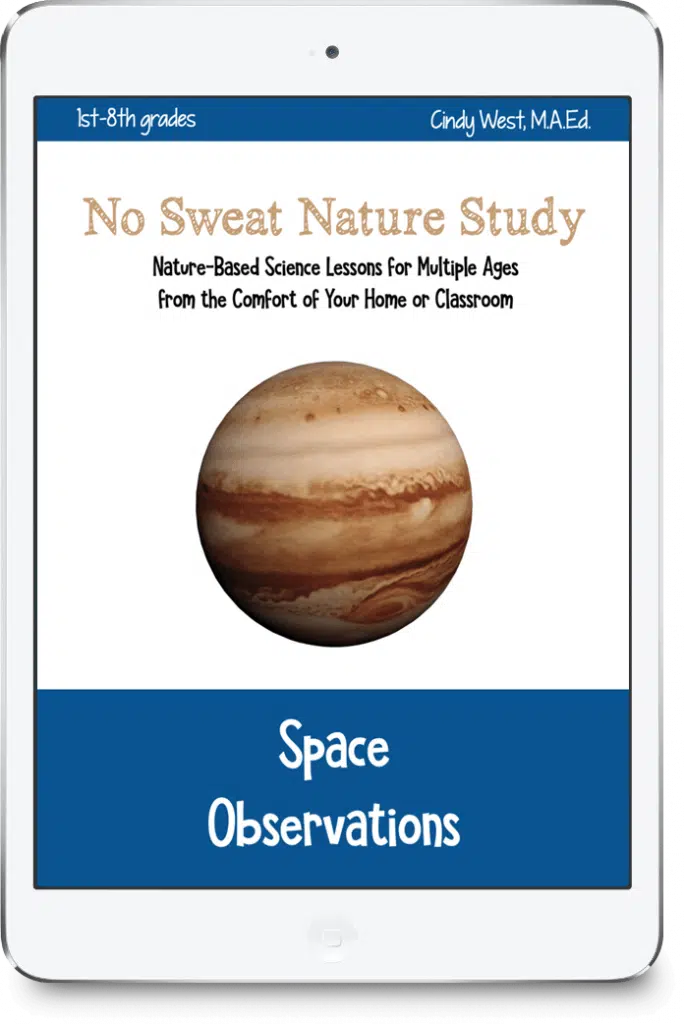 no sweat nature study space observations homeschool science