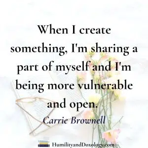 Carrie Brownell A Fine Quotation Homeschool Conversations podcast interview creativity imagination vulnerability