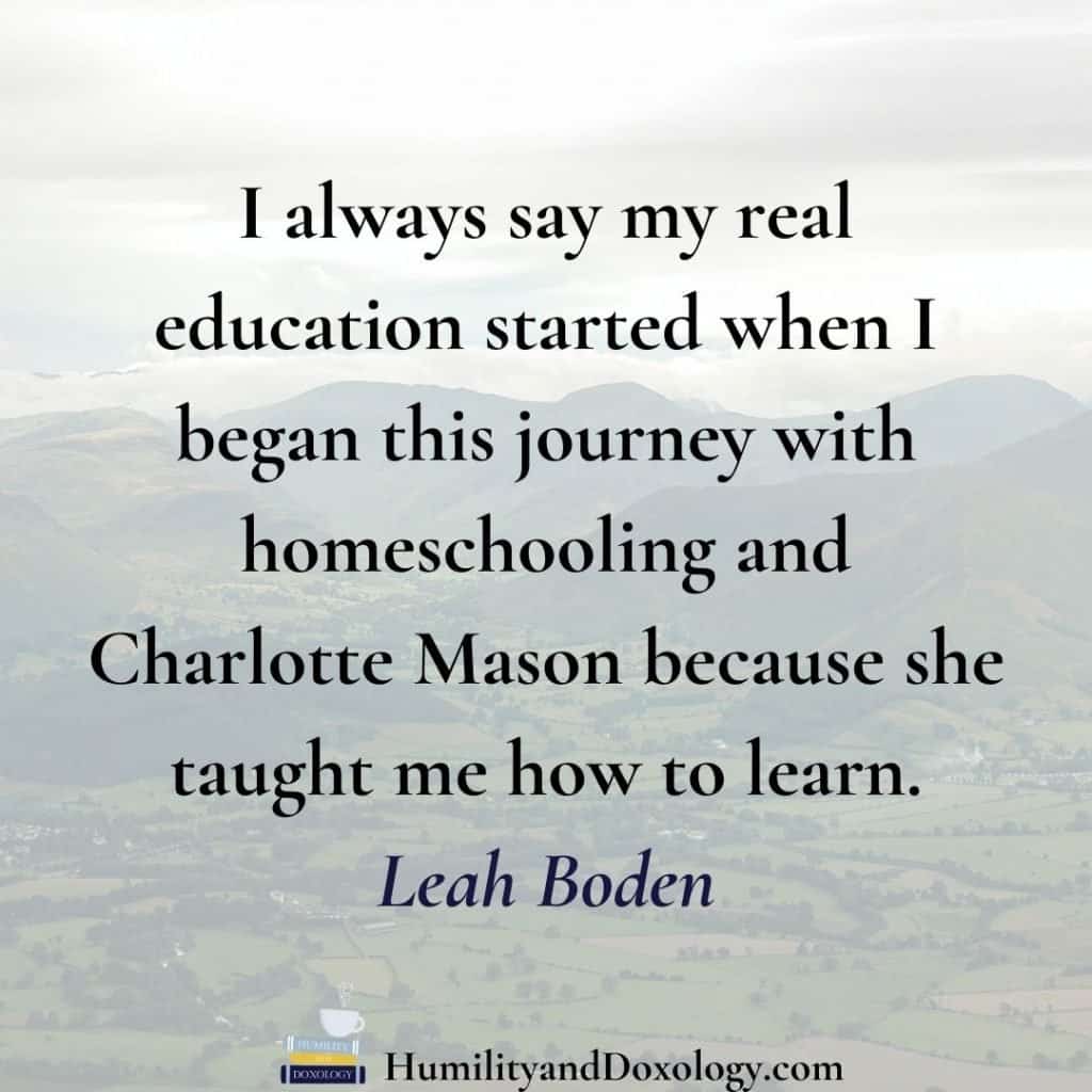 Modern Miss Mason Leah Boden Homeschool Conversations podcast interview