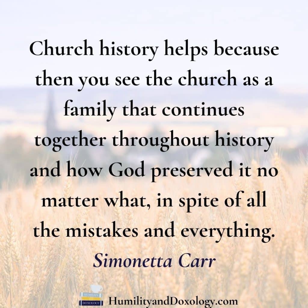 Simonetta Carr Homeschool Conversations Church History Biographies Books for Children