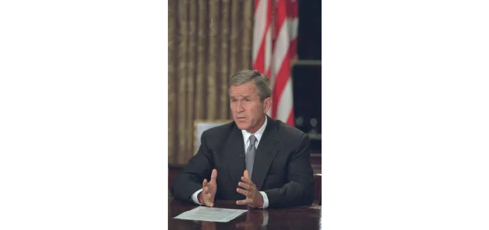 President George W Bush September 11 address to the nation  famous speeches to memorize in homeschool