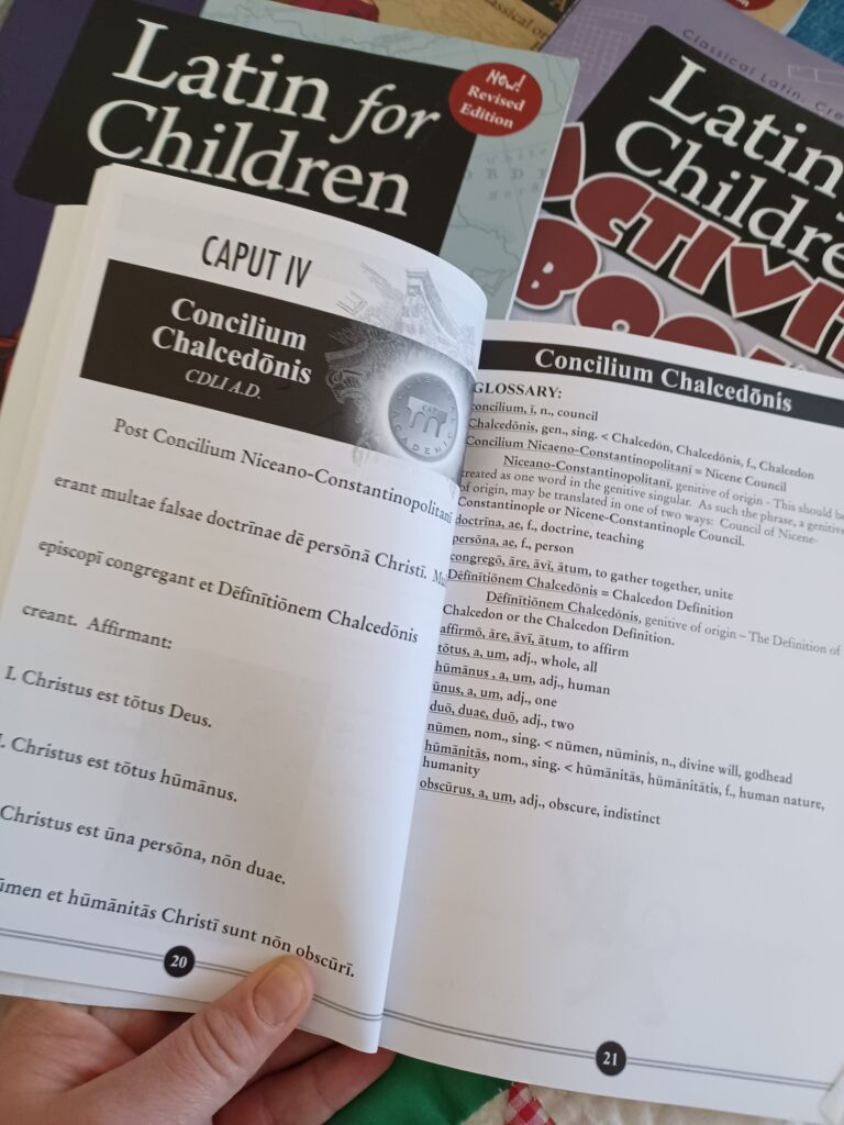 Latin for Children Classical Academic Press homeschool curriculum review Primer B history reader