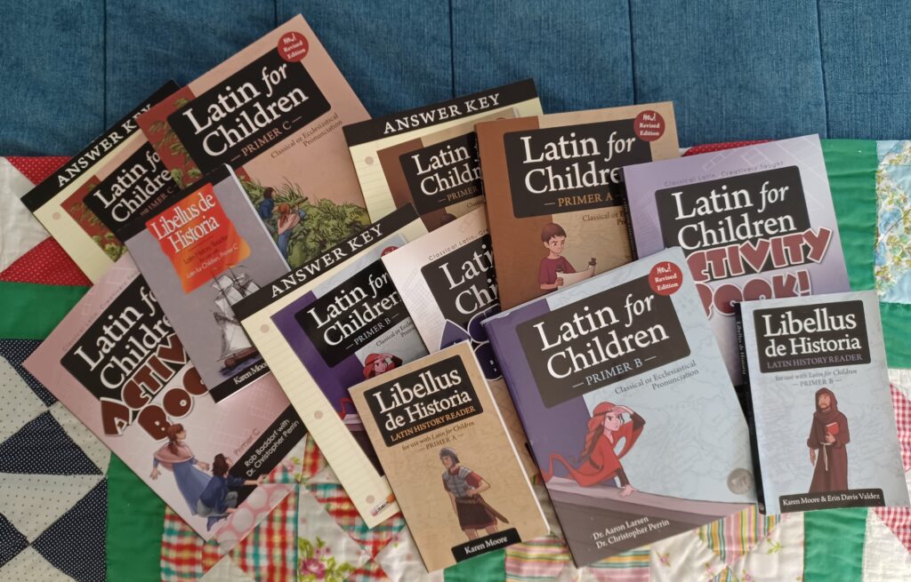 Latin for Children Classical Academic Press homeschool curriculum review Primer A Primer B Primer C