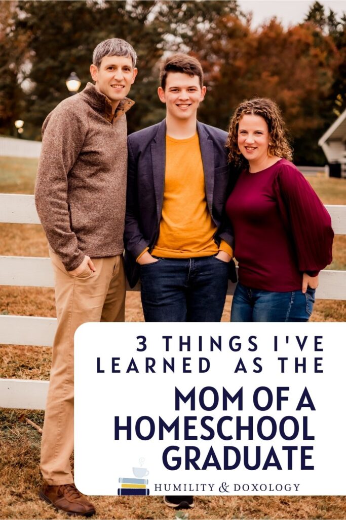 3 things i've learned as the mom of a homeschooling graduate high school homeschool diploma cap and gown www.humilityanddoxology.com