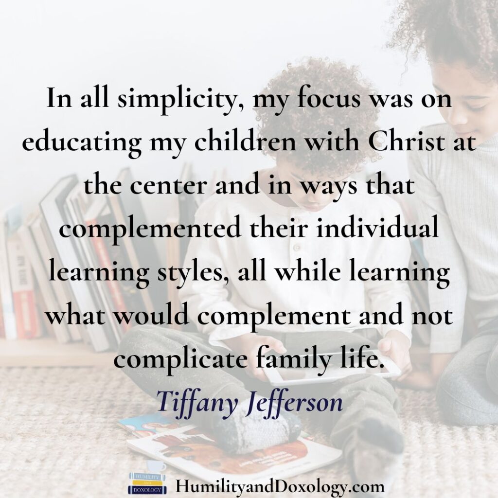 Homeschooling without the overwhelm Tiffany Jefferson Homeschool Conversations podcast