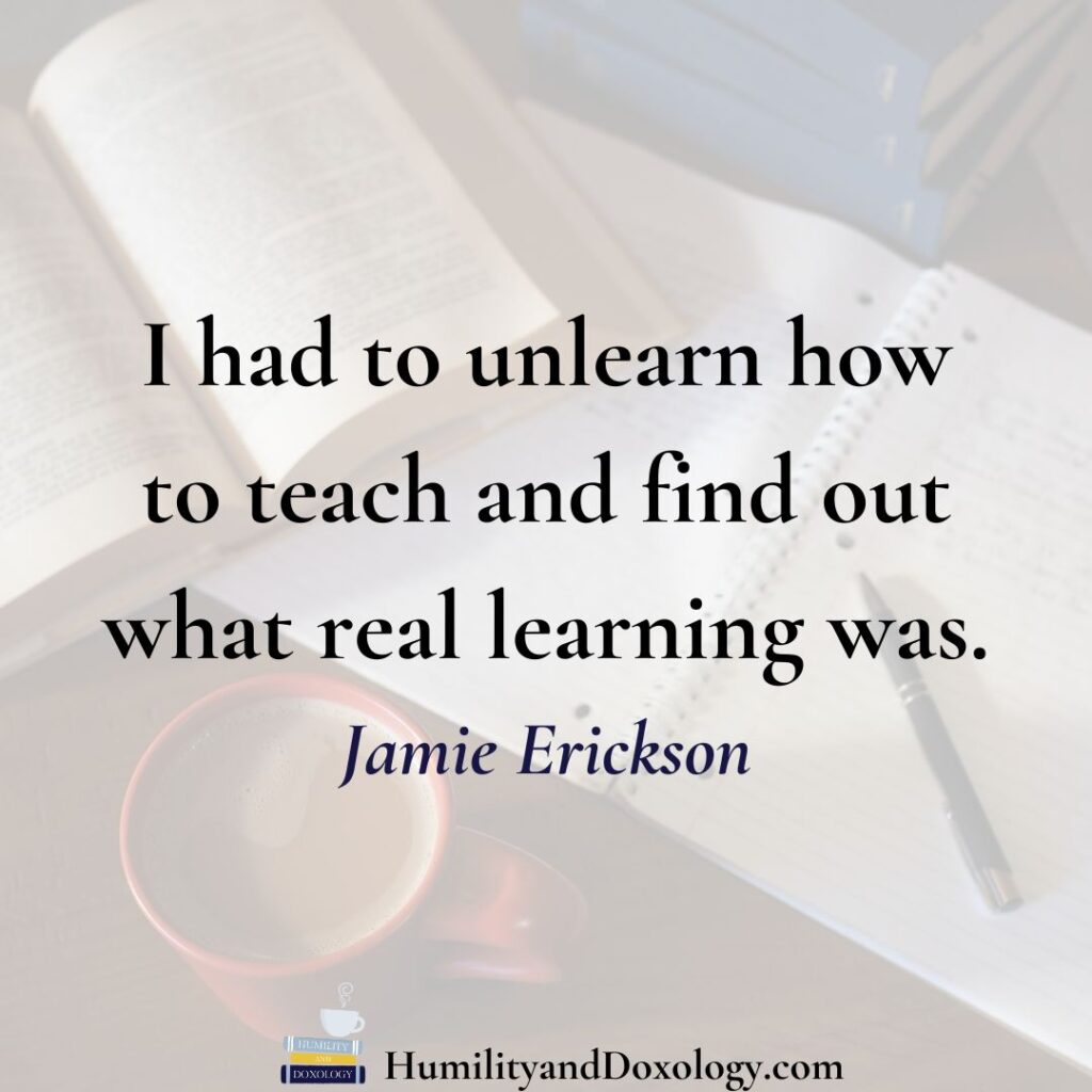 homeschooling bravely jamie erickson homeschool conversations with humility and doxology podcast