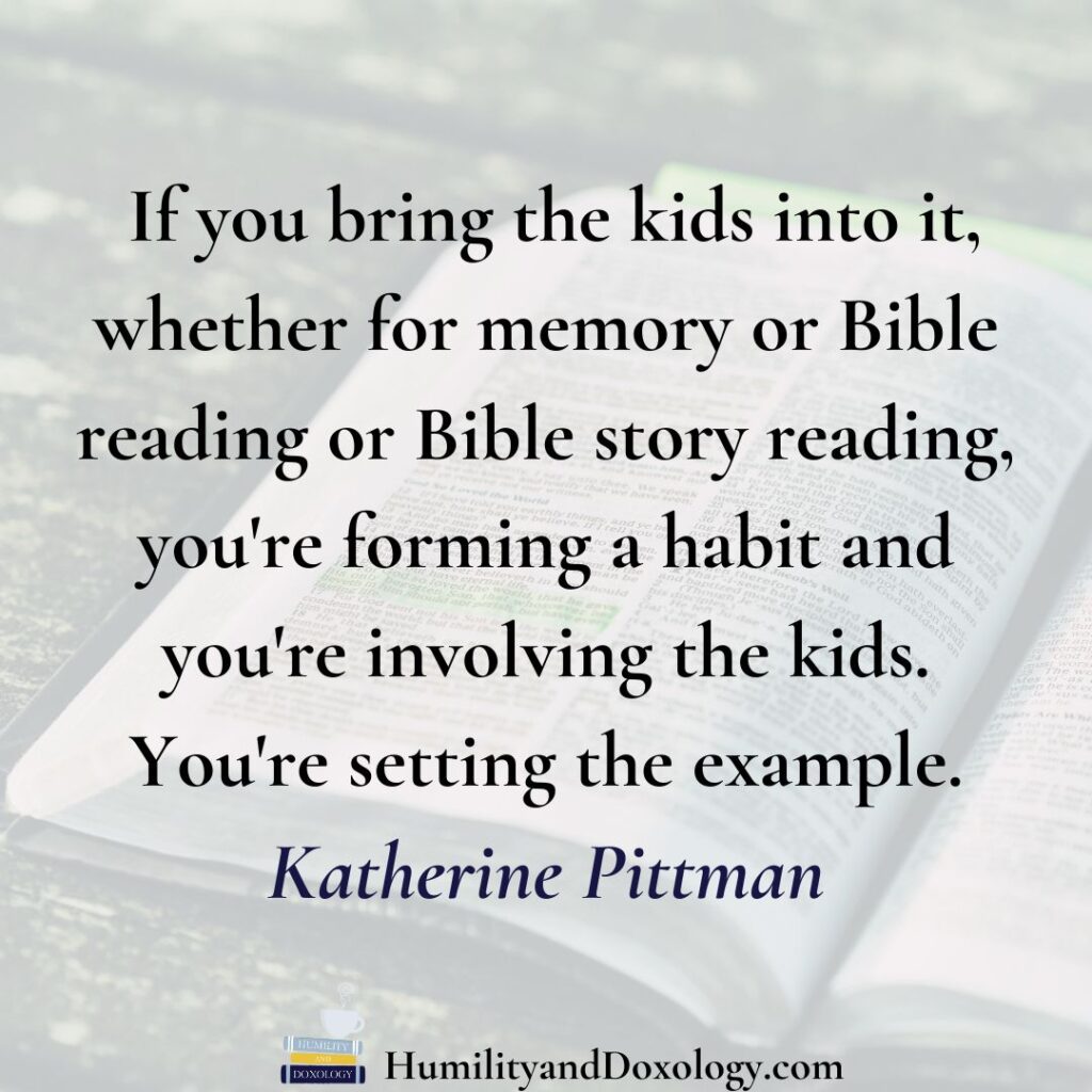 Write the Word on My Heart Katherine Pittman Homeschool Conversations podcast Bible memory