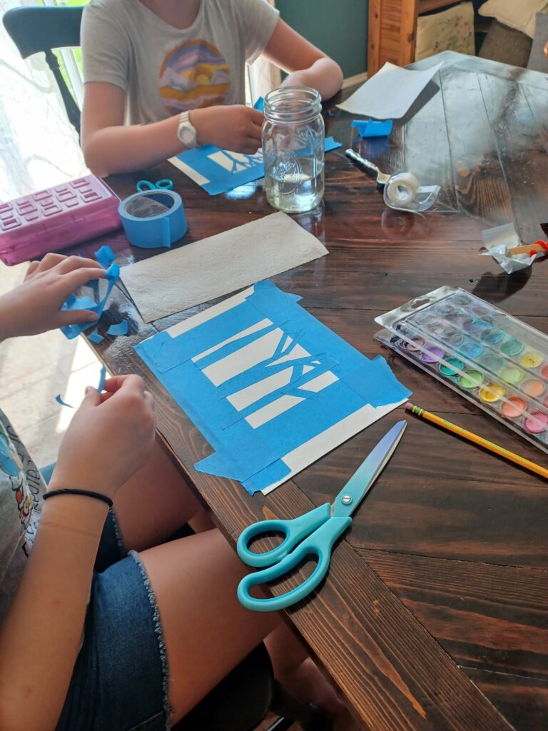sparketh homeschool online painting courses for kids