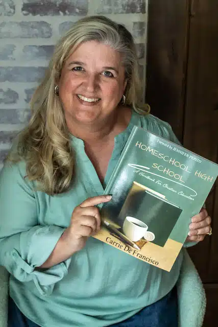 Carrie De Francisco homeschooling igh school head shot