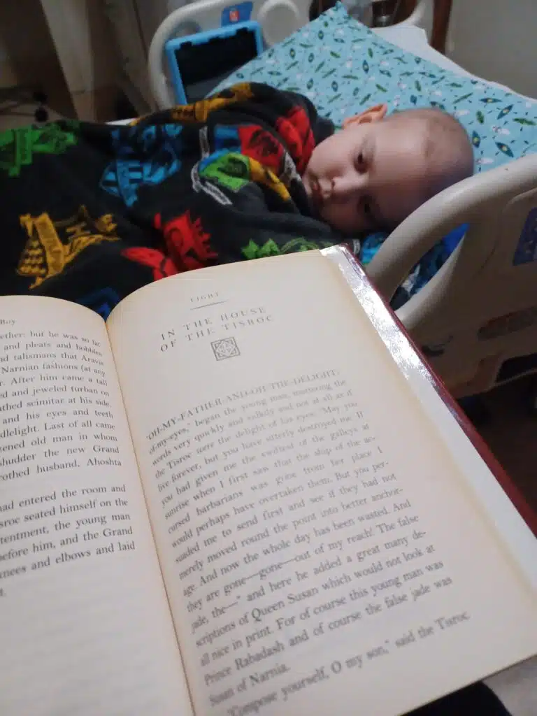 Homeschooling in a Health Crisis hospital homeschool read aloud narnia