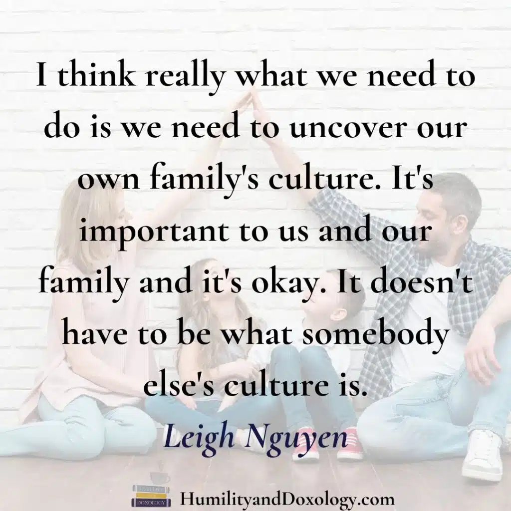 family homeschooling encouragement culture homeschool conversations podcast leigh nguyen