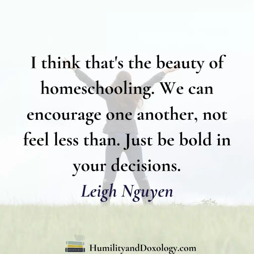 homeschooling encouragement leigh nguyen homeschool conversations podcast