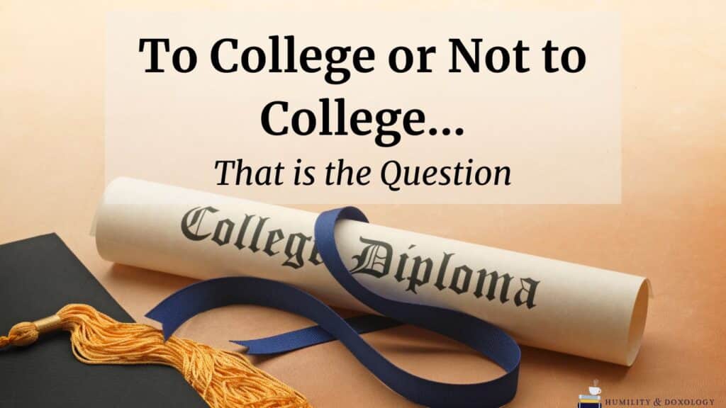 should i go to college homeschool high school