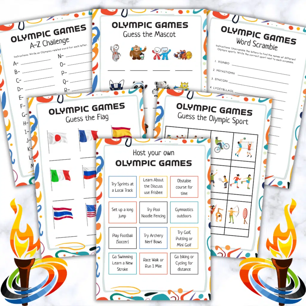 Olympics Books for Kids Olympic Games Olympic history athletes picture books biographies homeschool unit study summer Olympics France 2024