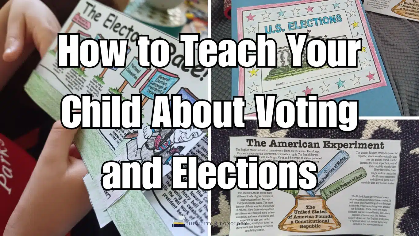 How to Teach Your Child About Voting and Elections sonlight lapbook