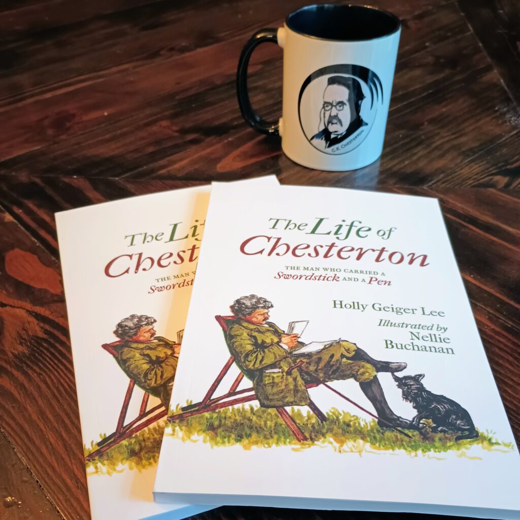 Life of Chesterton children's biography by Holly Geiger Lee homeschool family