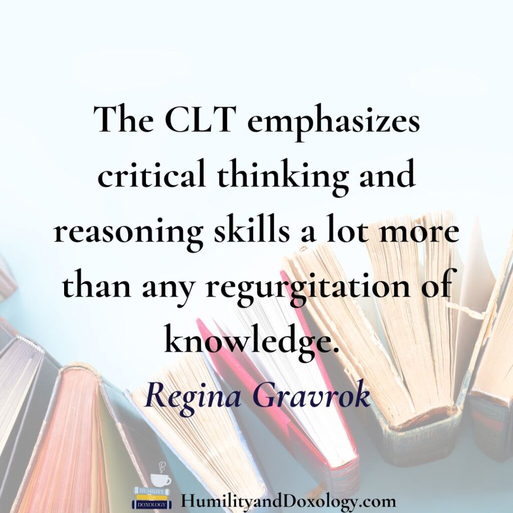Homeschool Conversations podcast Classical Education, Homeschooling, and the CLT exam Regina Gravrok
