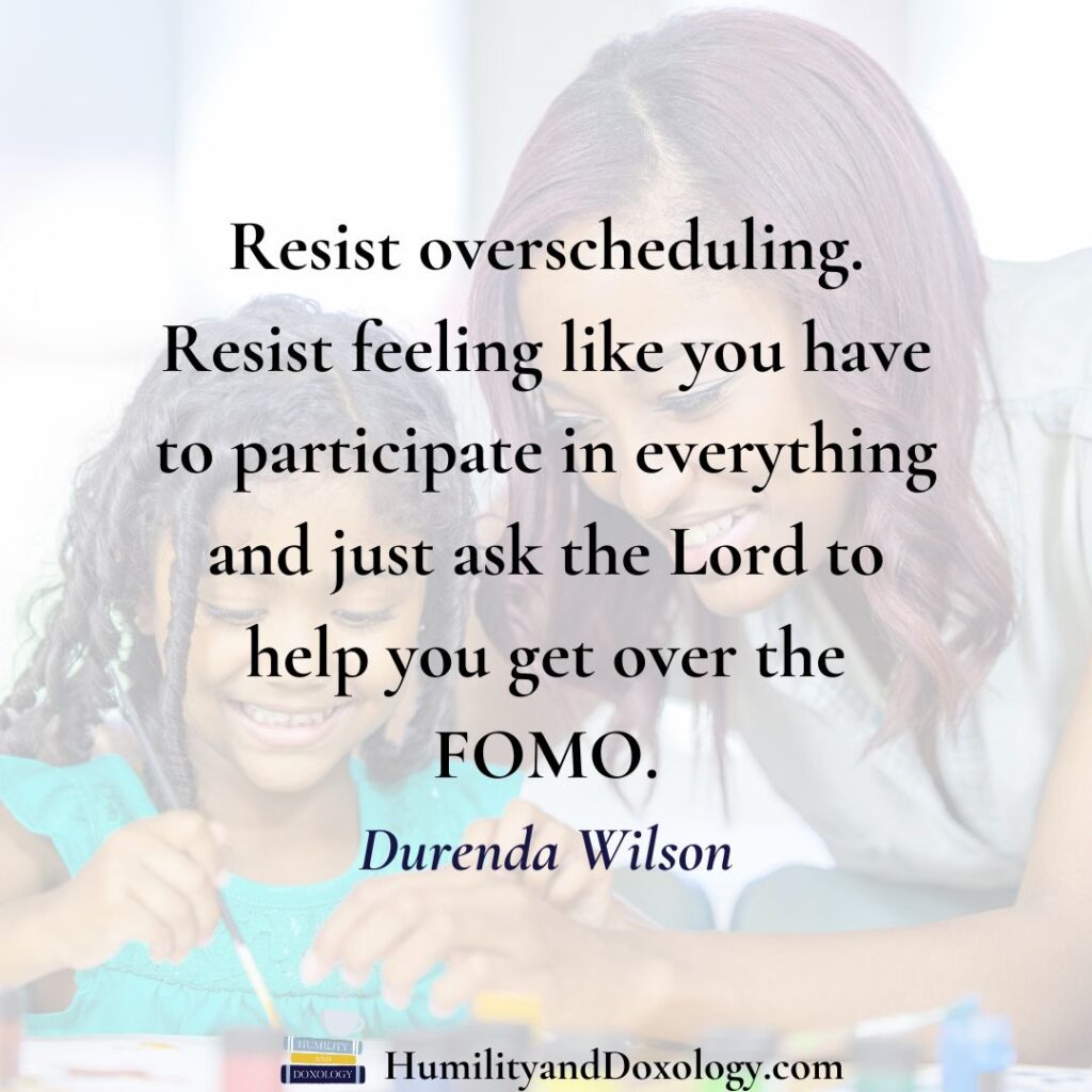 overscheduling Homeschool Conversations podcast simplifying homeschool for peaceful days durenda wilson