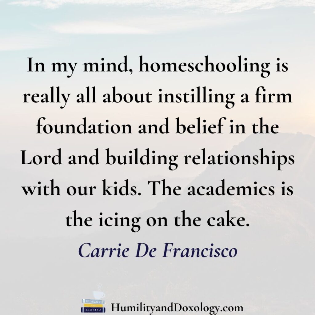 launching big kids From Homeschool Mom to Mentor Encouragement from a Veteran Homeschooler Carrie De Francisco