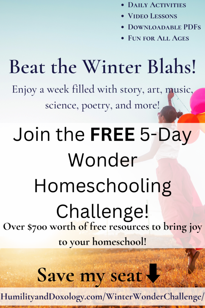 FREE wonder homeschooling challenge
