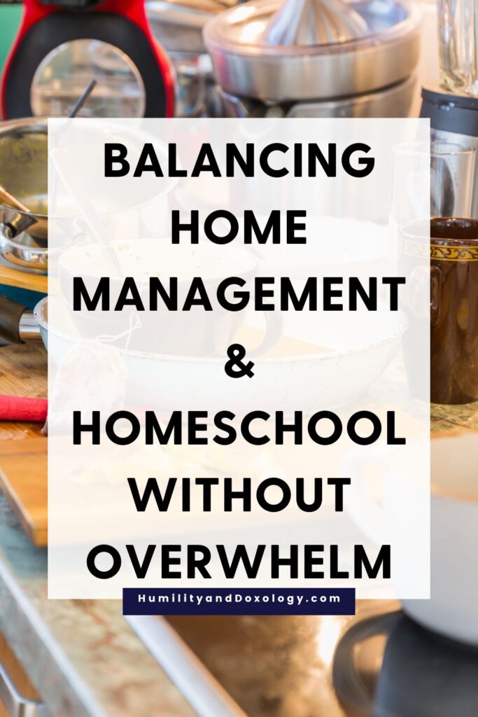plan prep pray planner home management homemaker homeschooling